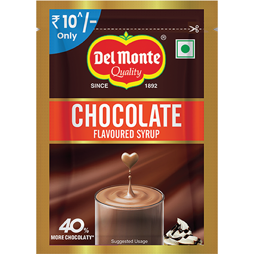Del Monte Chocolate Flavored Syrup 25g Product
